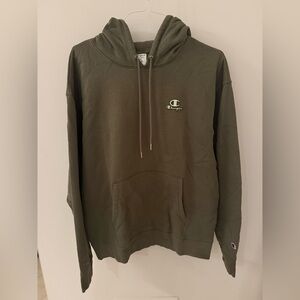 Champion Men's Olive Hoodie